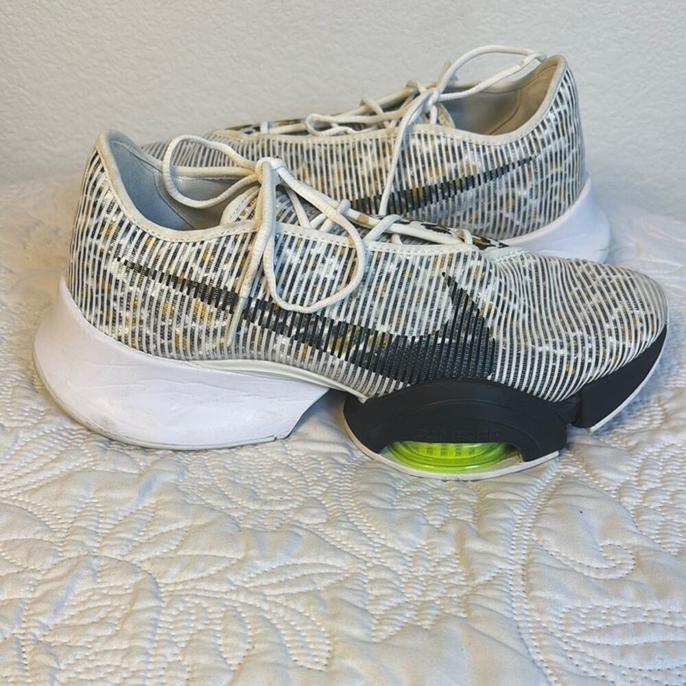 Nike Air Zoom SuperRep 2 White Cheetah Print Athletic Shoes Activewear Running 9 - Picture 6 of 10